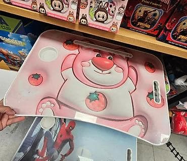 tien patike crne: Sklopivi prenosivi stočić za krilo/krevet – dečiji motivi - — 7