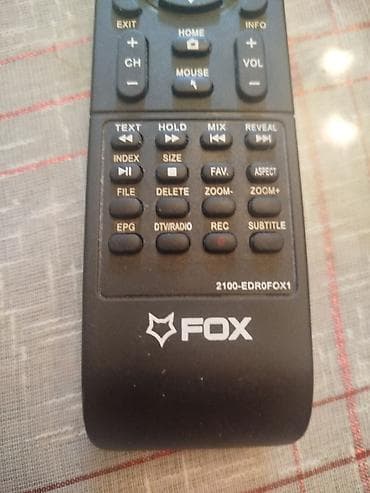 mts daljinski za tv: Daljinski za Fox televizor
Ispravan — 5