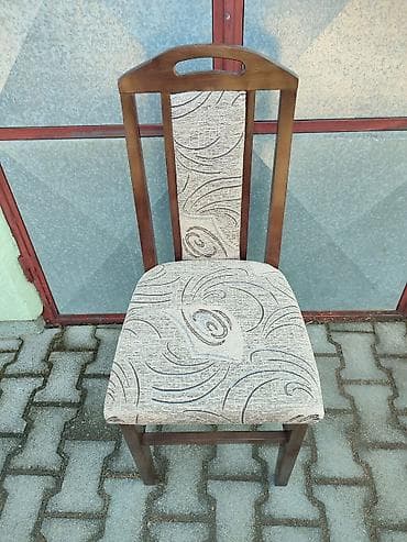 plasticni stolovi i stolice nova pazova: Drvena trpezarijska stolica sa naslonom - Konstrukcija: masivno drvo — 7