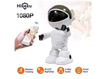 Video kamere: Cena 4290 din Ip WiFi kamera za video nadzor u obliku robota Moze se — 2