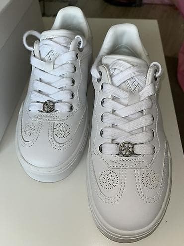 superga patike cena: GUESS bele ženske patike sa platformom - Model: niske patike sa — 5