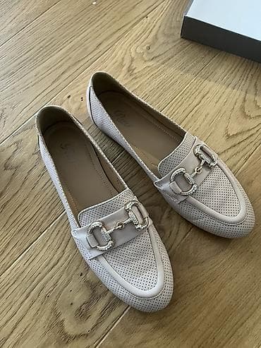 cizme broj 42: Ženske mokasine – bež/ puder nijansa, broj 40 - Elegantne mokasine sa — 3