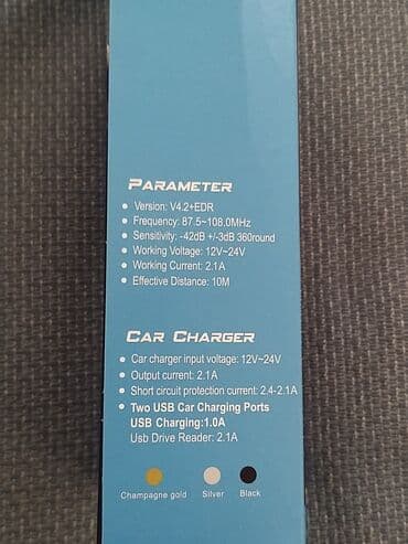 harman kardon zvučnici za auto: Transmiter V1 Fm transmiter bluetooth potpuno nov fabricko stanje Sve — 5
