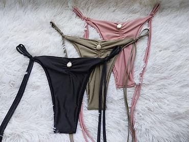 bele gace: Ženske gaćice za kupaći kostim – model sa vezivanjem sa strane i — 3