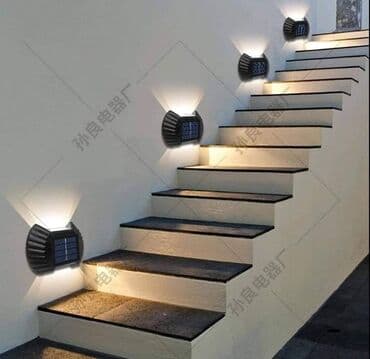 solarne lampe za dvorista: Solarna zidna lampa solarna zidna lampa Izvor svetlosti: 2LED/8LED — 2