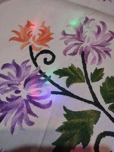 Tekstil: Nadstolnjak, Novo, bоја - Bela — 2