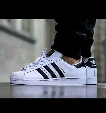 off white muske patike: Adidas Superstar patike – klasičan model sa školjka-kapom na prstima — 1
