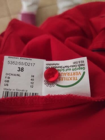 svecane pantalone i tunike: Hugo Boss, S (EU 36), Single-colored, color - Red — 2