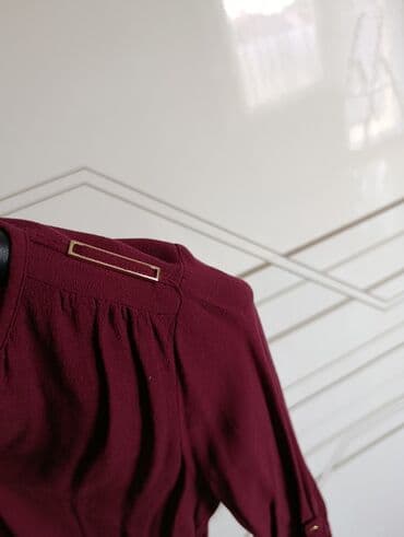 crop top c a: Atmosphere, L (EU 40), Jednobojni, bоја - Bordo — 2