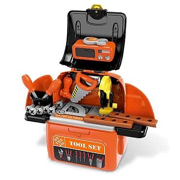 deciji biciklo: Dečiji set alata u rancu – Deluxe Tool Set - Prenosivi set za male — 2