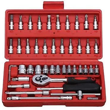 parkside hilti cena: Set Nasadnih i Torex Ključeva 46 delova crvena kutija 2100 RSD Set — 1