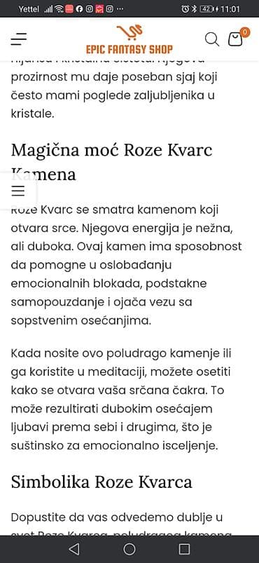 saint laurent torbe cena: Minđuše sa prirodnim rozenkvarcom - Privesei: obrađeni (tumbld) — 5