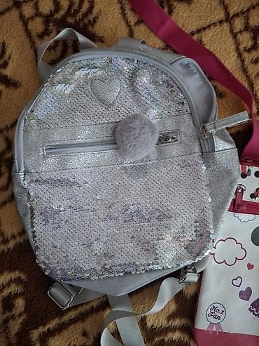 opposite srebrne sandale: Set torbica i rančeva za decu/teen, razni modeli: - Srebrni mini — 5