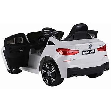 daljinsko upravljanje: BMW 6 GT – beli, licencirani auto na akumulator za decu (JJ2164-W-230) — 2