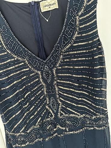 indijansko pero: LACE & BEADS haljina bez rukava, veličina M. Elegantna — 2