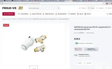 noz za secenje stiropora: *** AKCIJA *** #2351 Danfoss - SET Ventila sa termoglavom; RAE Set — 1