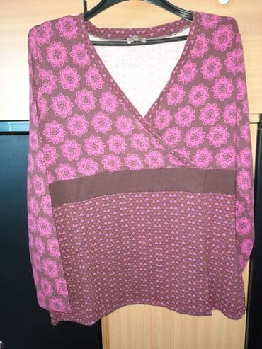 Tunike: 2XL, Viskoza, Cvetni, Geometrijski, bоја - Roze — 2