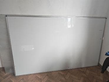 Kids' furniture: Magnetna bela tabla za suvo brisanje, velika površina za pisanje. - — 1