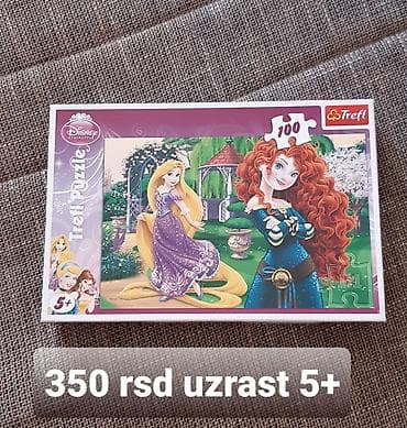 edukativna nosa: Trefl Puzzle – Disney Princess - Motiv: Disney princeze (Rapunzel i — 1