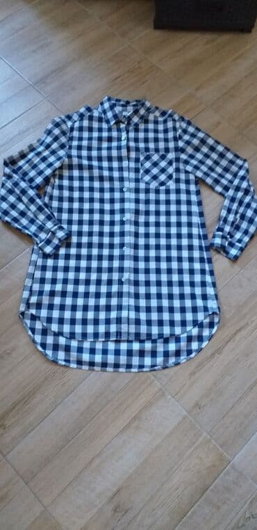 push up helanke new yorker: M (EU 38), Cotton, Plaid, color - Light blue — 1