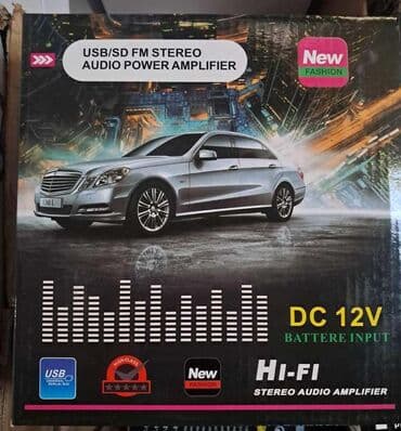Vozila: Cena 6800 dinara Pojacalo za auto 12V USB/SD FM STEREO HI FI 12V — 4