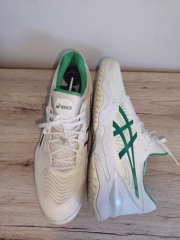 puma kozne patike: ASICS tenis patike – model 1041A089, bela/zelena kombinacija. - — 3