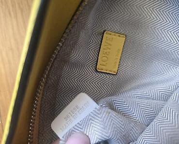 catwalk torbe: LOEWE mini puzzle satchel žuta torba. Nosi se u ruci, vintage model — 5