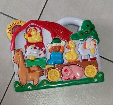 dinosaurusi igracke: Muzička kutija
Zvukovi životinja
Radi na baterije
5 volt — 2