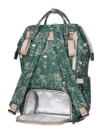 nike školski ranac: KikkaBoo Torba za mame Siena Lux Secret Garden – Deep Green (šifra — 5