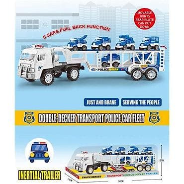 mali kamioni: KAMION I AUTIĆI – policijski transportni set (šifra proizvoda: 59) — 1