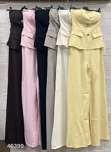 Rolke: 🔥Ženski komplet top bez bretela sa dugmadima i pantalone 
✅2500 din — 9