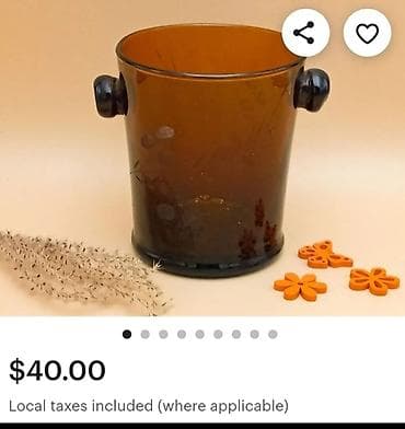 stona brusilica: Servis,rucni rad, duvano staklo,koza za zestoko pice iz 60,70ih.god — 7