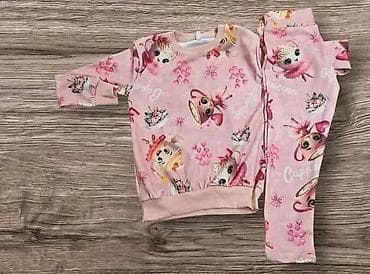 pokloni za devojcice: Dečije trenerke – komplet dukser + donji deo - Model: dvoje-delni — 3