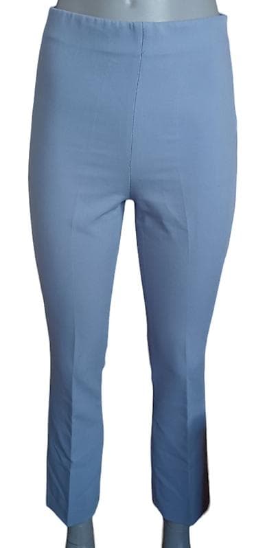 Pantalone: Zara ženske pantalone – sivoplave - Kroj: uske kroz butine, blago — 4