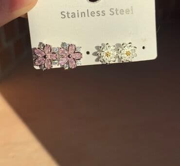 srebro sremska mitrovica: Minđuše na šraf, Materijal: Srebro — 2