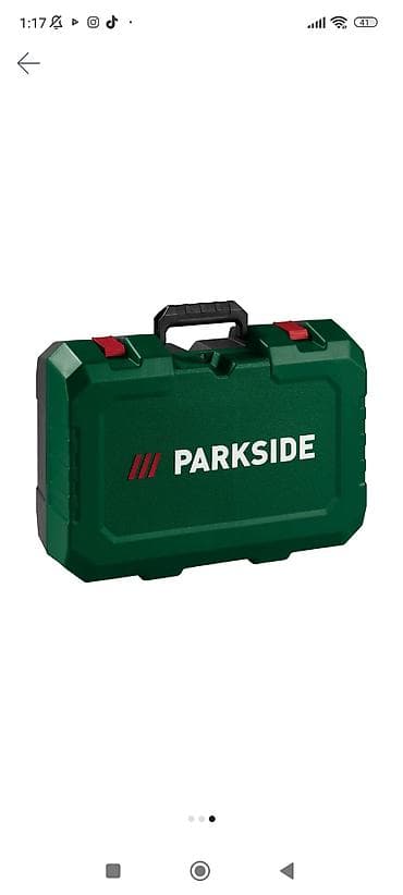 multifunkcionalni alat: Akumulatorska ugaona brusilica Parkside + kofer - Model: Parkside — 2