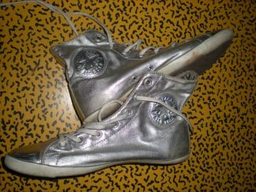 masivno srebrno prstenje: Converse, 37.5, bоја - Srebrna — 1