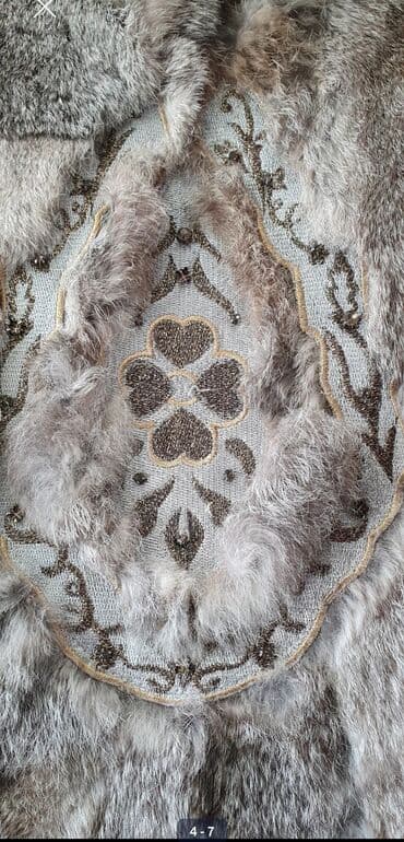 krzneni prsluk zara: S (EU 36), Sa postavom, bоја - Siva — 7