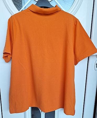 muska jakna s: Majica s kragnicom (polo), veličina XXL. - Boja: narandžasta. - — 2