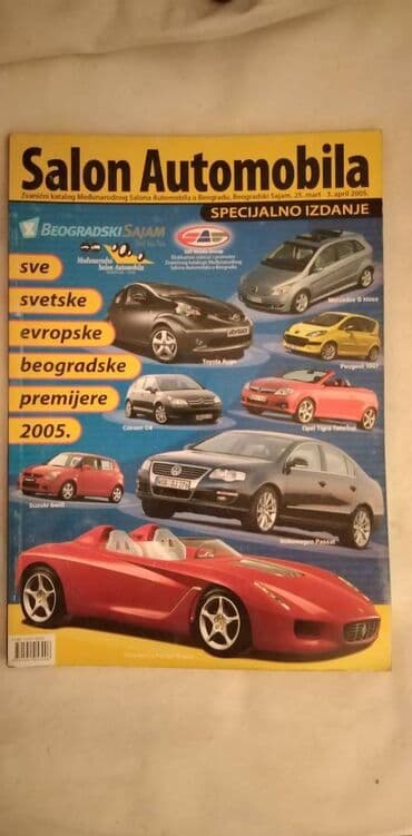 tekstualni zadaci iz matematike za 3 razred osnovne skole: Autokatalog Salon automobila 1999,2000x4,2001x2007 i 2009. god. (Nisu — 5