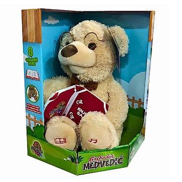 fisher price zirafa: Gospodin Medvedić koji čita bajke – interaktivni plišani meda na — 2
