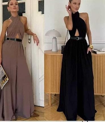torbe b: Elegantna duga haljina sa ukrštenim gornjim delom i golim leđima 2500 — 7