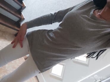 Majice dugačkih rukava: Basic bluza siva s — 8