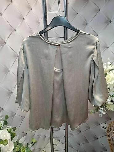 til suknja: Ženska elegantna bluza sa 3/4 širokim rukavima - Materijal: lagan — 2