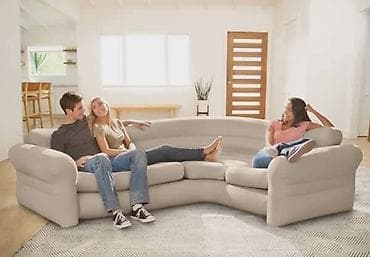 namestaj po meri ivan krusevac izrada namestaja krusevac слике: 68575 Ugaona sofa na izvlačenje Ova sofisticirana ugaona sofa bež — 1