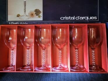 swarovski case za vino cena: Case nove za vino kristal,led kristal d'Argues Francuska 80,90te god — 1