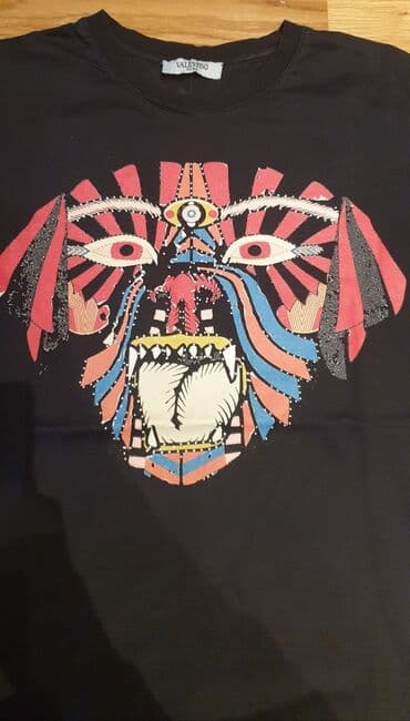 kačketi sa životinjama: VALENTINO Roma crna muška majica. L velicina, može i XL. Pazuh 55 cm — 2