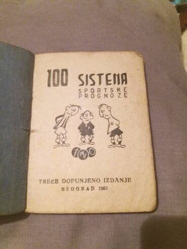 gitare beograd: 100 sistema sportske prognoze 1961.god. 100 sistema sportske — 1