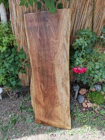 lidl radni sto: Ploča za sto od oraha 116*42 cm debljina 4 cm 3 puta lakirano — 5