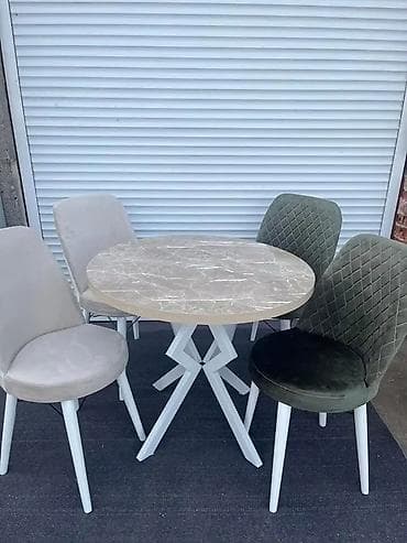 ikea trpezarijski setovi: Trpezarijski set – okrugli sto sa 4 stolice - Sto: okrugla ploča u — 3